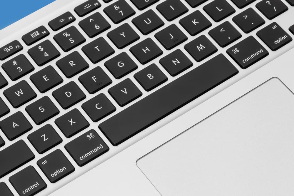 Clavier d'un macbook